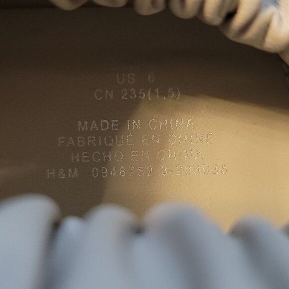 BRAND NEW H&M MULES IMITATION LEATHER OPEN TOE SANDAL - Picture 15 of 16